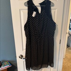 Maurices Black and White Polka Dot Mini Dress